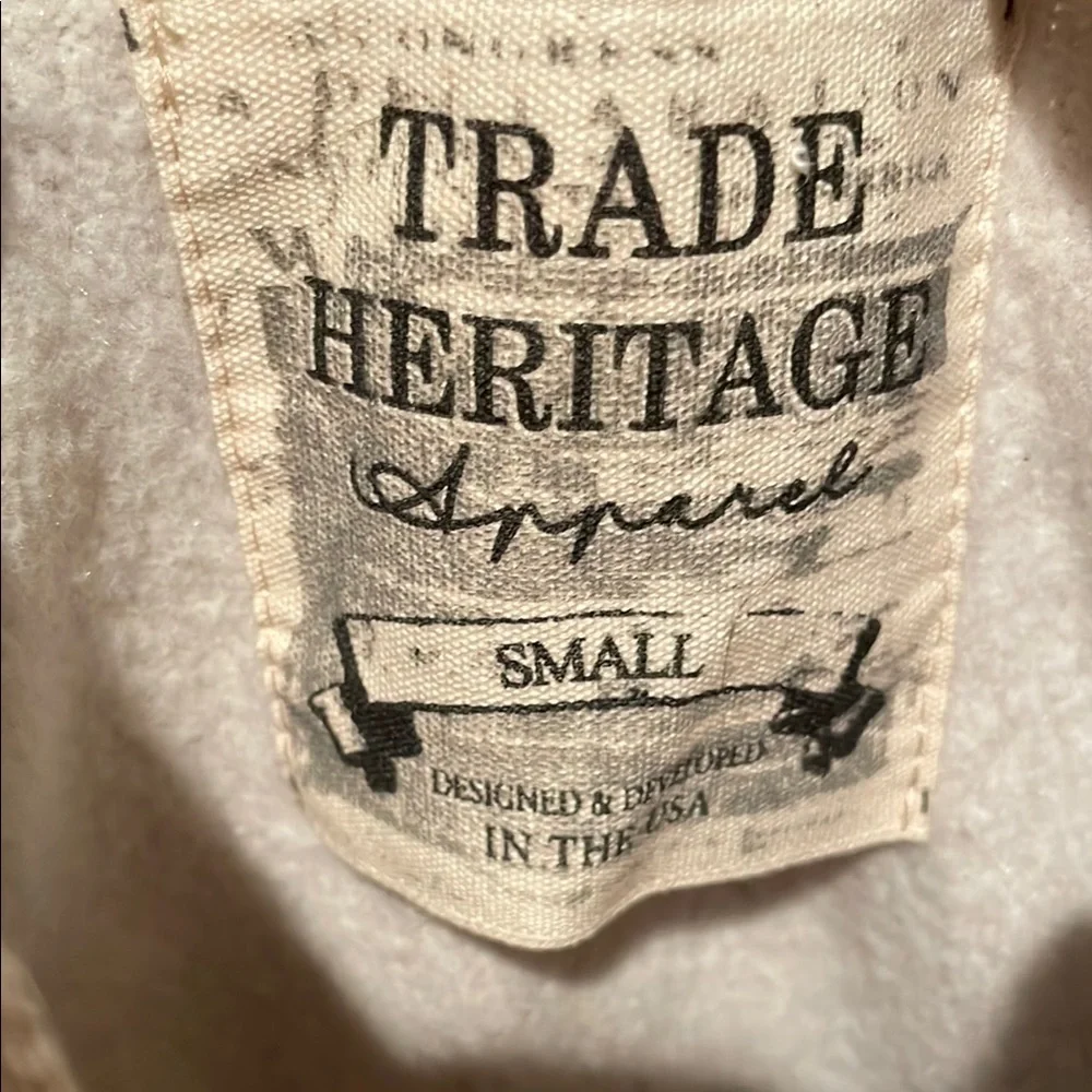 Cream Crew Neck Sweater with Collegiate Style